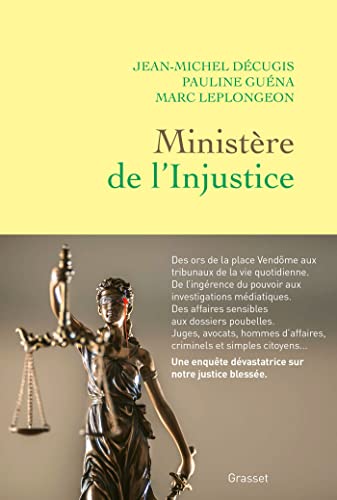 Couverture du livre Ministère de l'injustice